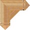 Ekena Millwork Traditional Arts & Crafts Rough Sawn Bracket, Western Red Cedar, 6"W x 18"D x 18"H BKT06X18X18TRA03RWR - alternate 4